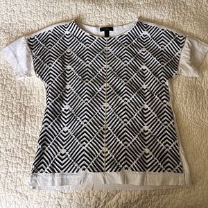 J Crew Embroidered Top